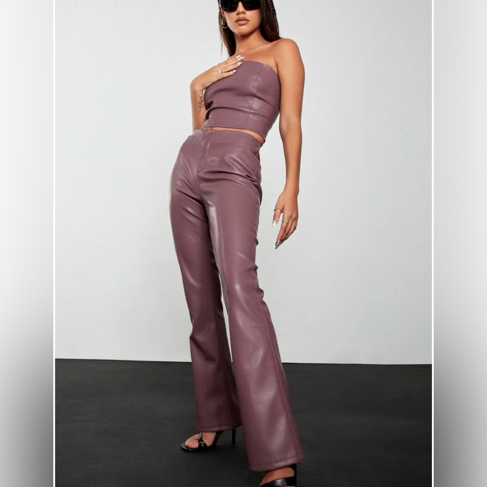 MOTEL Leather Two Piece Set